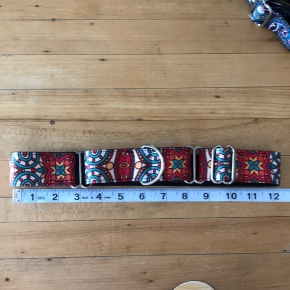 Dog Collar Geometric Psychedelic Style Pattern - Picture 2 of 5